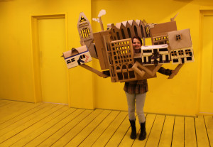 Wearable Cardboard City at GLR